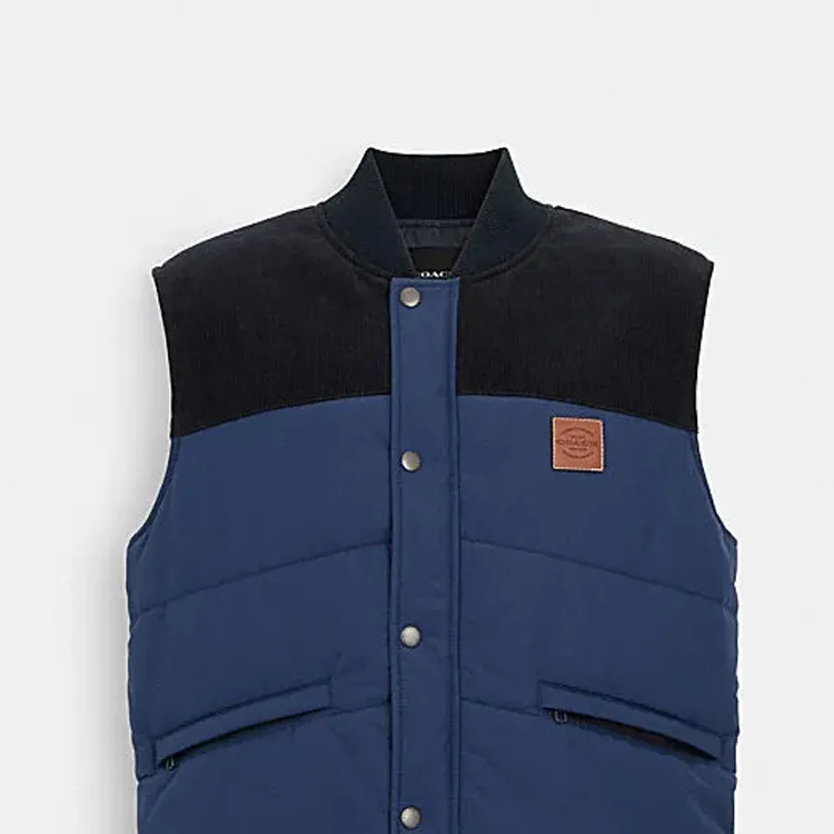 COACH Vests Men Navy-4