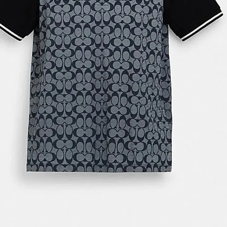 COACH SS24 Polo Shirt Men's Gray-4