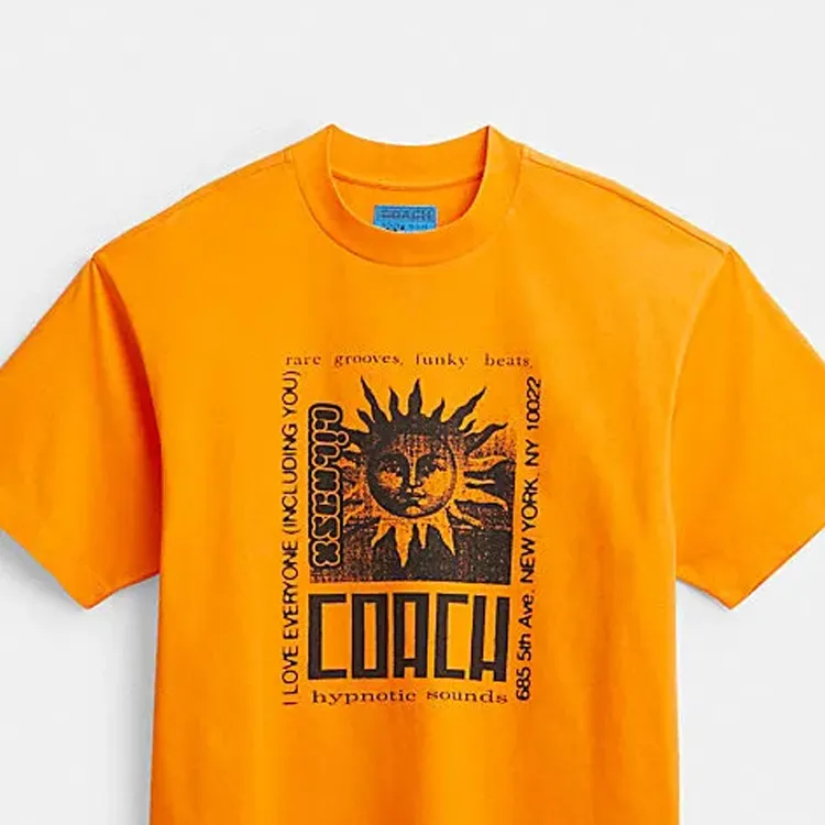 COACH SS24 T-Shirt Men's Orange-3