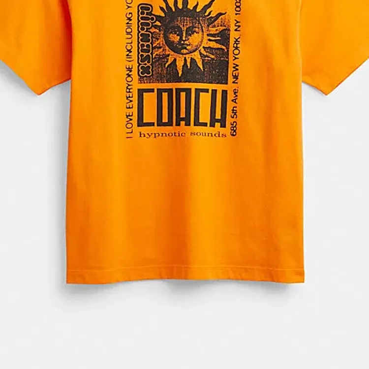 COACH SS24 T-Shirt Men's Orange-2