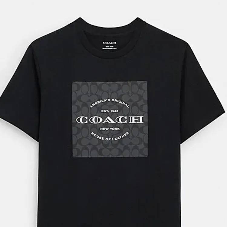 COACH T Shirts Men Black-5