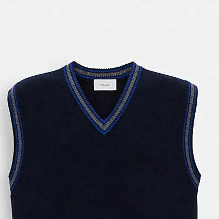 COACH SS24 Tank Tops Men's Navy-4