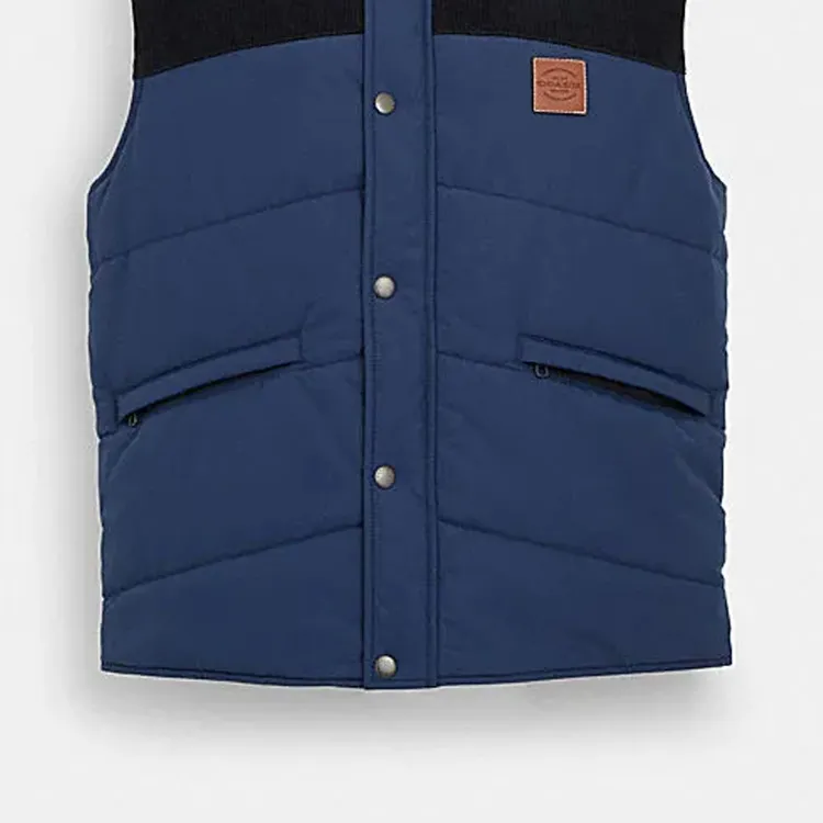 COACH Vests Men Navy-5