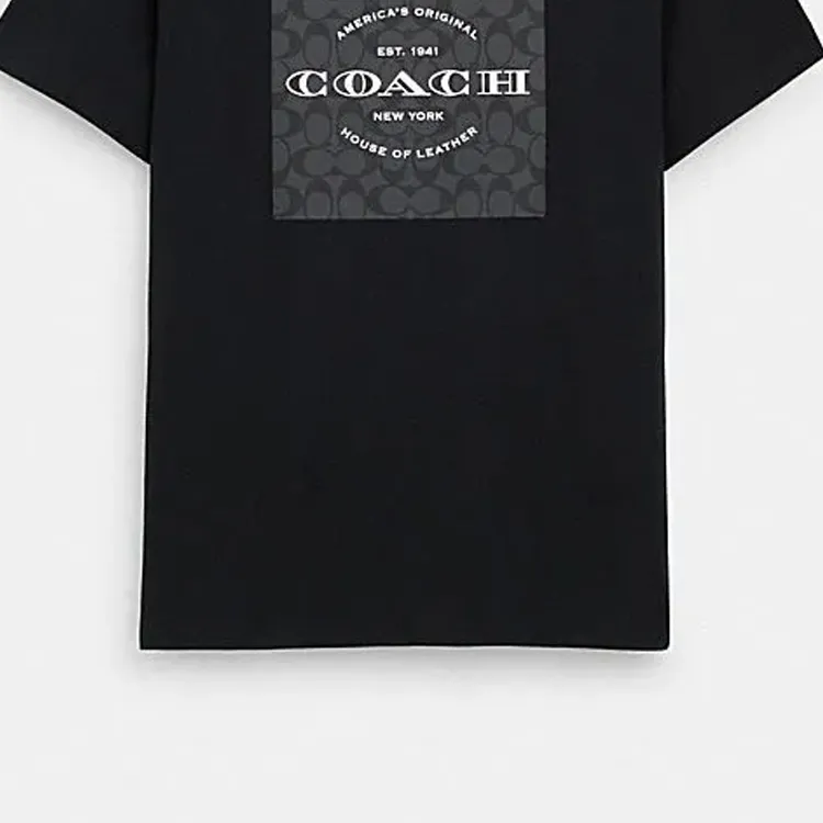 COACH T Shirts Men Black-4