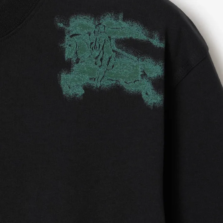 Burberry Equestrian Knight Cotton T shirt-6