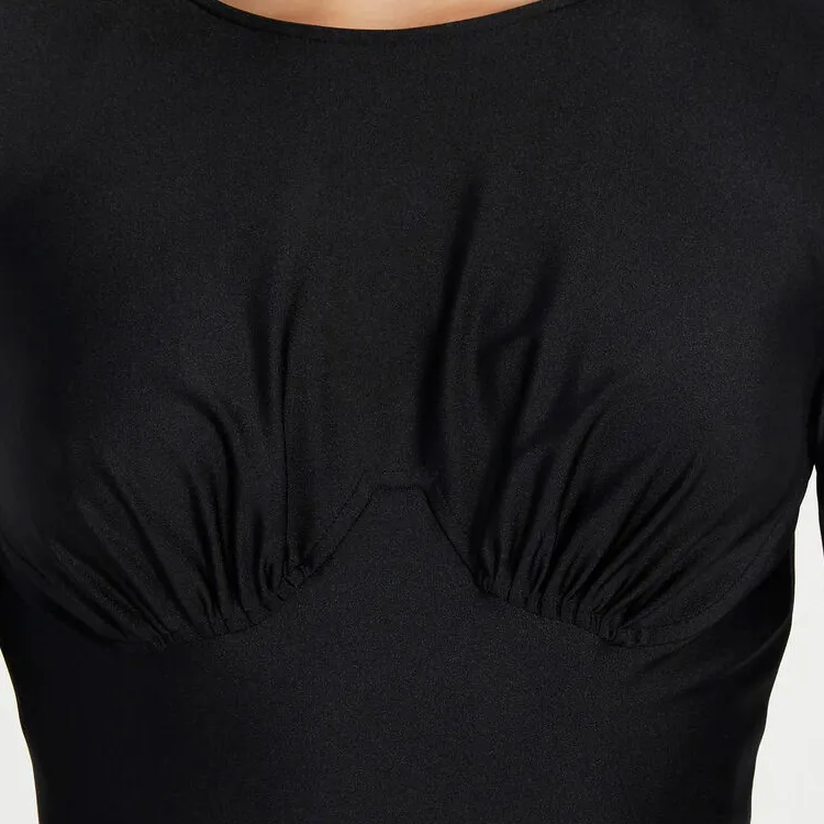 SONIA RYKIEL SS24 Long-Sleeved Dresses Women's Black-4