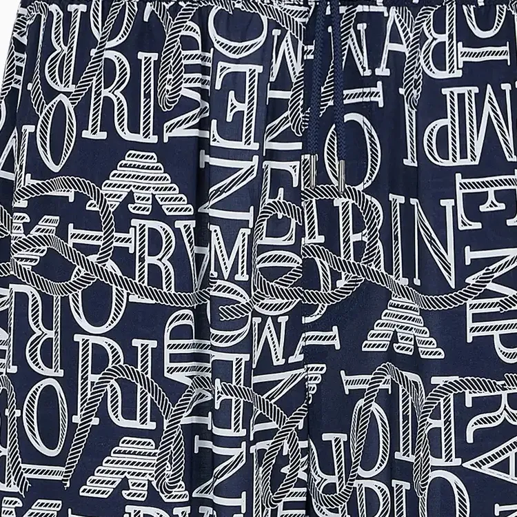 EMPORIO ARMANI SS24 Beach Shorts Men's Navy-3