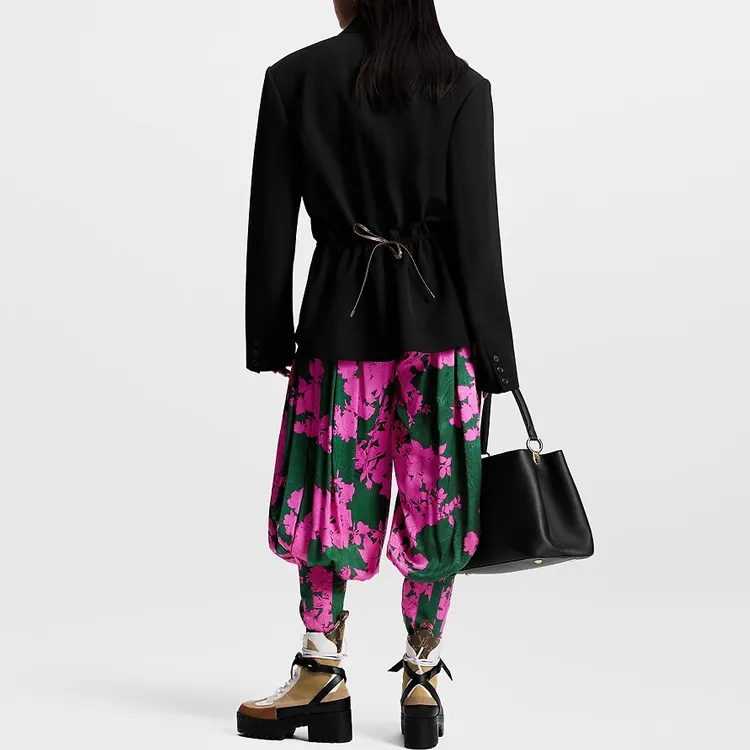 LOUIS VUITTON Wool Crepe Drawstring Blazer-1