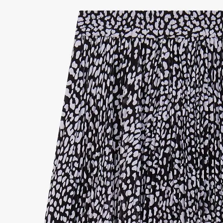 MICHAEL KORS MMK SS24 Casual Long Skirt Women's Black-2