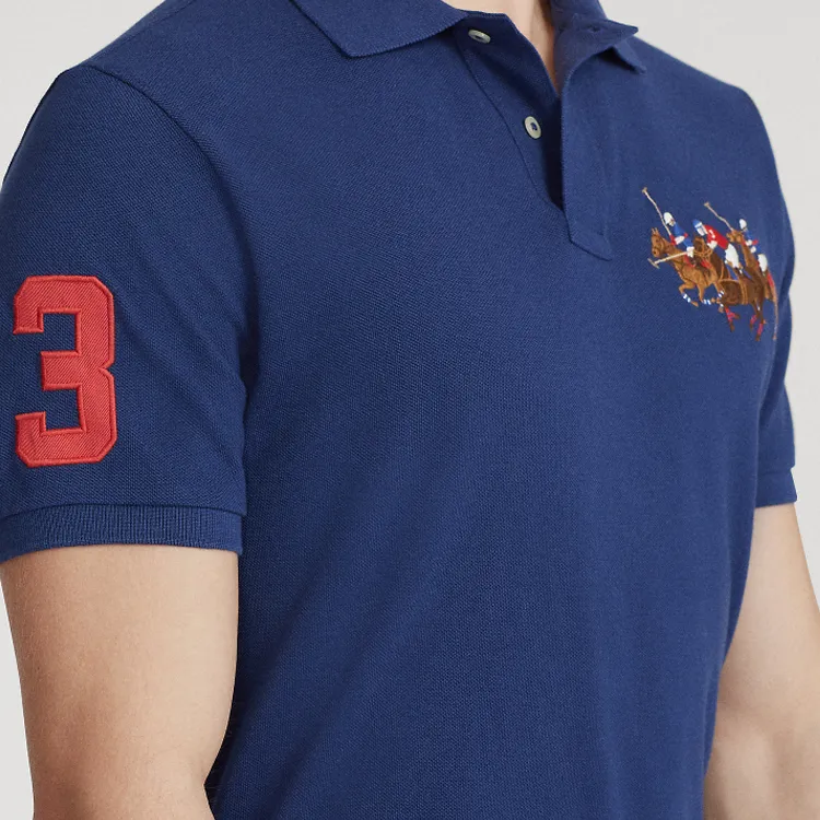 Polo Ralph Lauren Polo Shirt Men's Clearwater Sea Blue-3