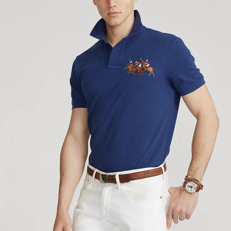 Polo Ralph Lauren Polo Shirt Men's Clearwater Sea Blue-1