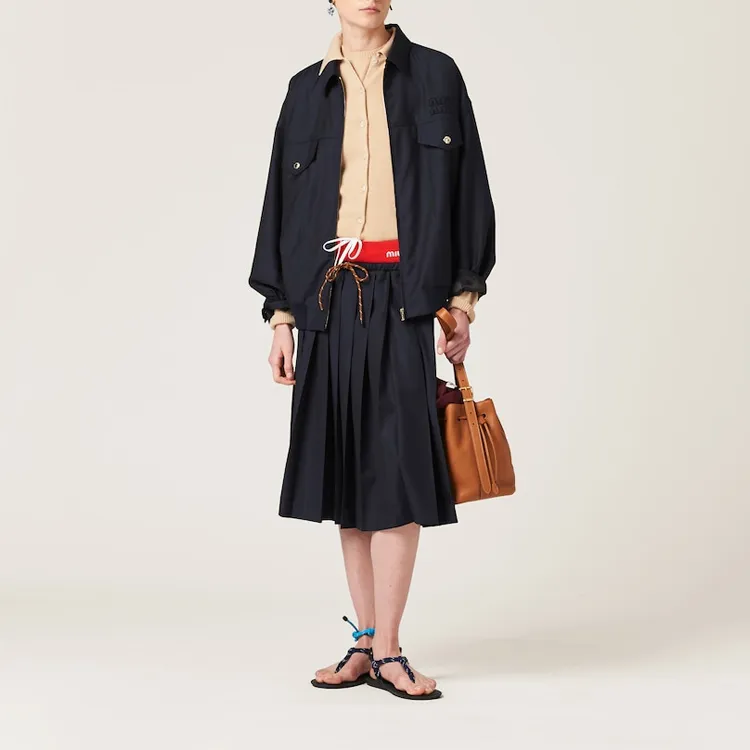 MIU MIU Batavia Wool Bomber Jacket-1