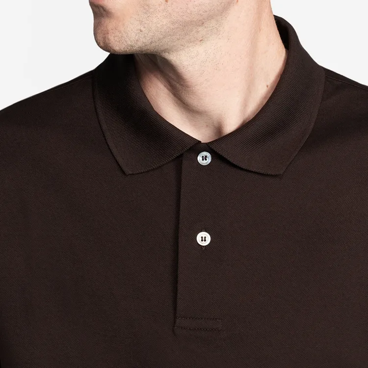 Dunhill SS24 Polo Shirt Men's Dark Brown-4