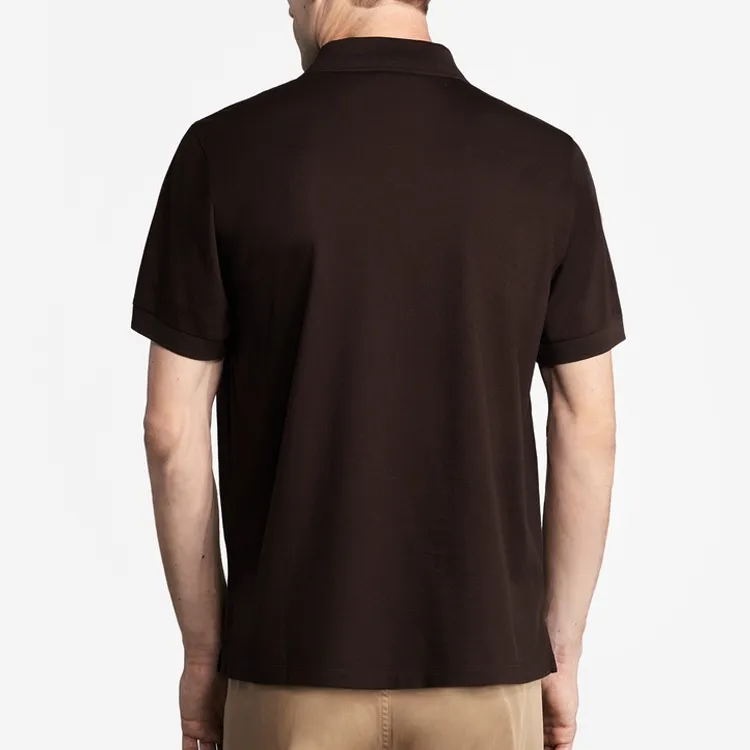 Dunhill SS24 Polo Shirt Men's Dark Brown-3