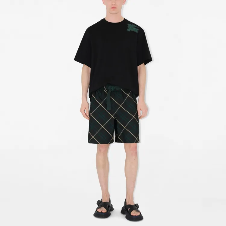 Burberry Casual Shorts Men's Green-2