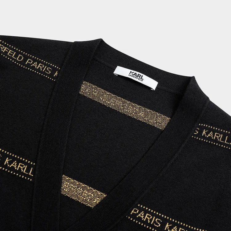 KARL LAGERFELD FW23 Knitwear Men's Black-4