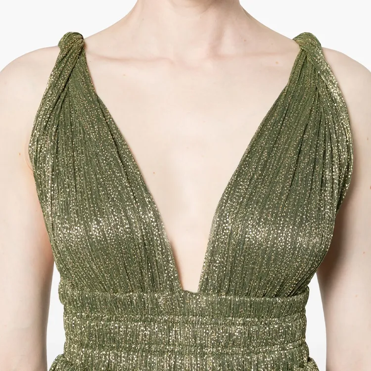 SABINA MUSAYEV Sleeveless Dress Women's Moss Green-4