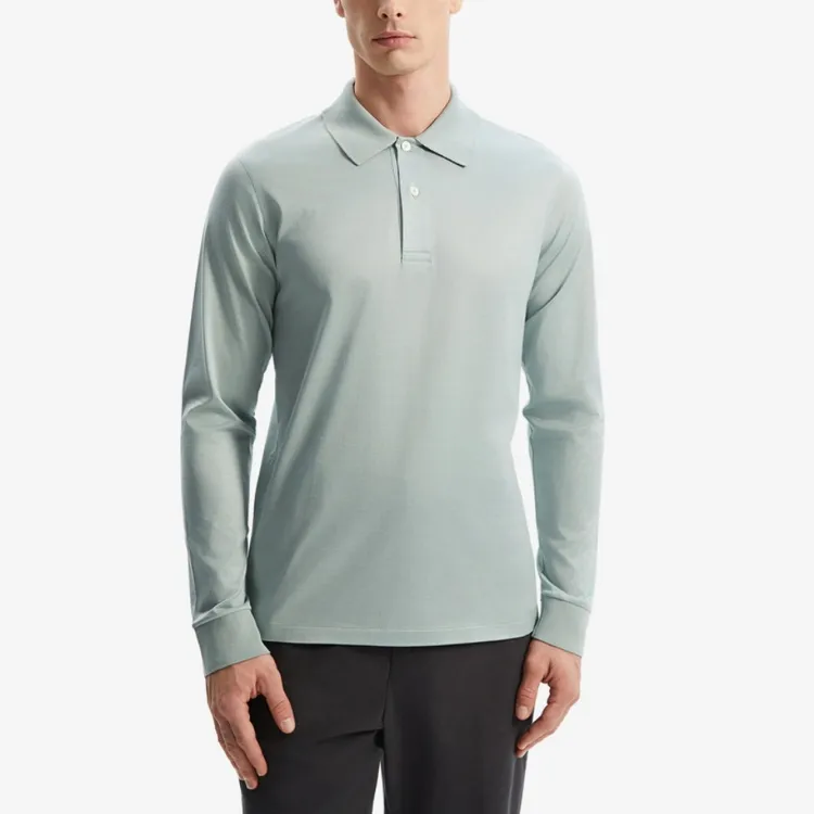 Dunhill FW23 Polo Shirt Men's Aqua Blue-2