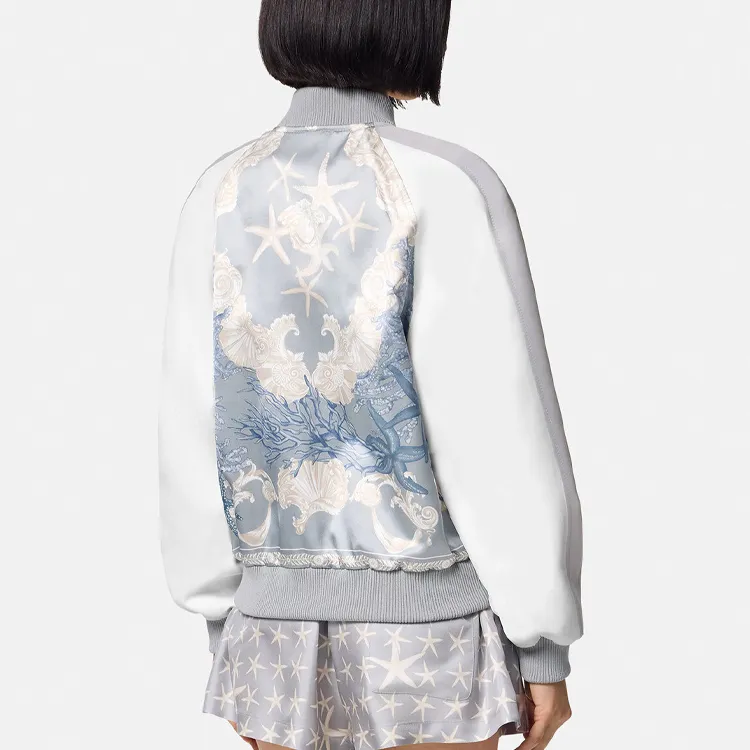VERSACE Barocco Sea Varsity Zipped Jacket-2