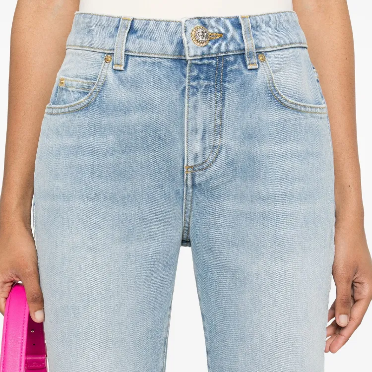 BALMAIN Mid rise Flared Jeans-4