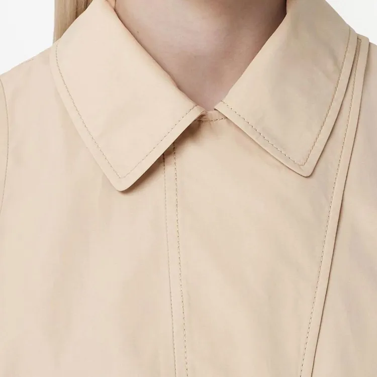 Burberry Sleeveless Dress Women's Beige-4