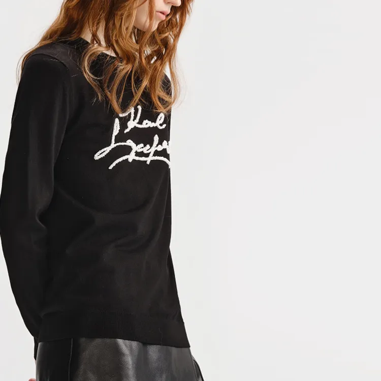 KARL LAGERFELD FW23 Sweater Women's Black-3