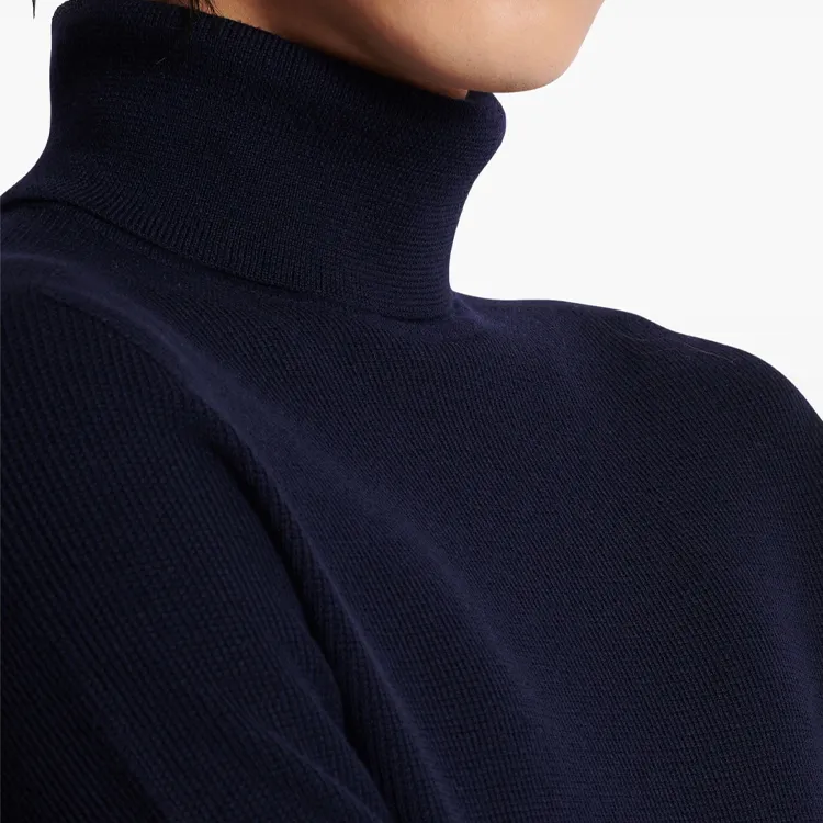 BALMAIN SS24 Sweater Women's Marine Blue-4