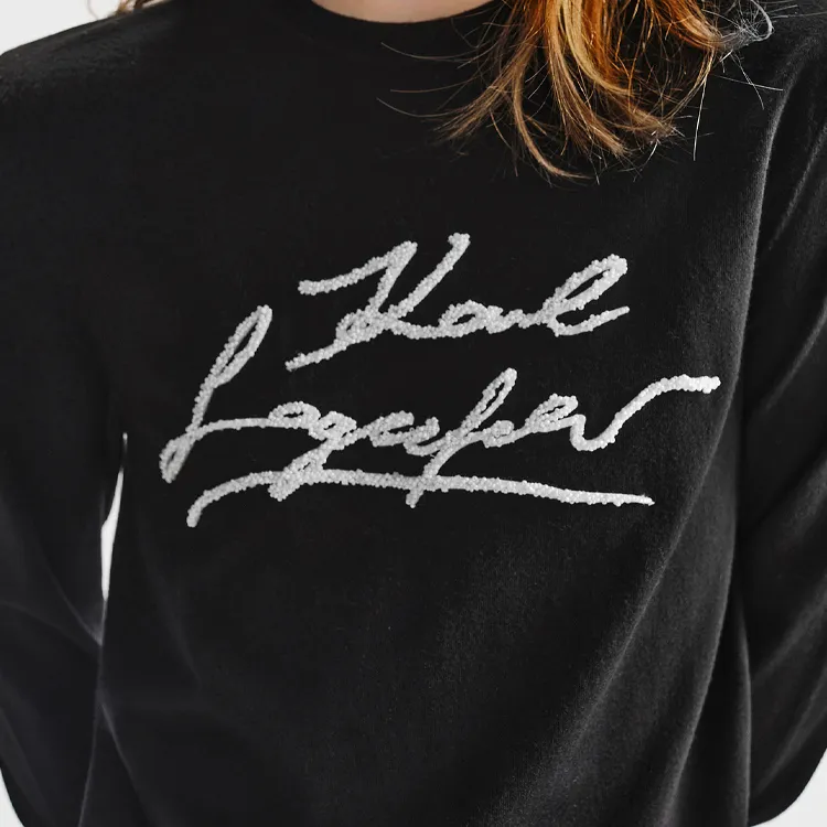 KARL LAGERFELD FW23 Sweater Women's Black-5
