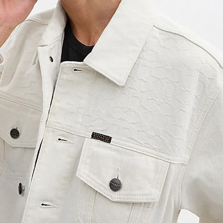 COACH Jackets & Coats Men's White-3
