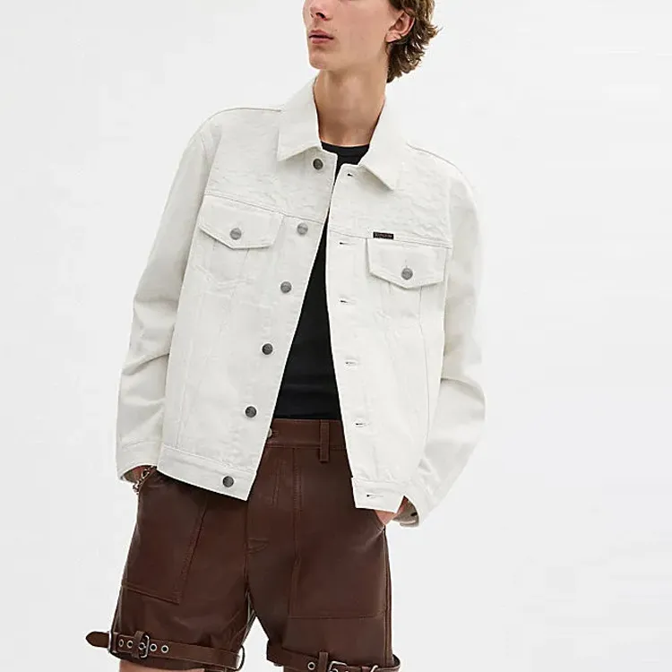 COACH Jackets & Coats Men's White-1