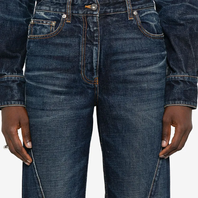 Ferragamo Whiskered Straight leg Jeans-4