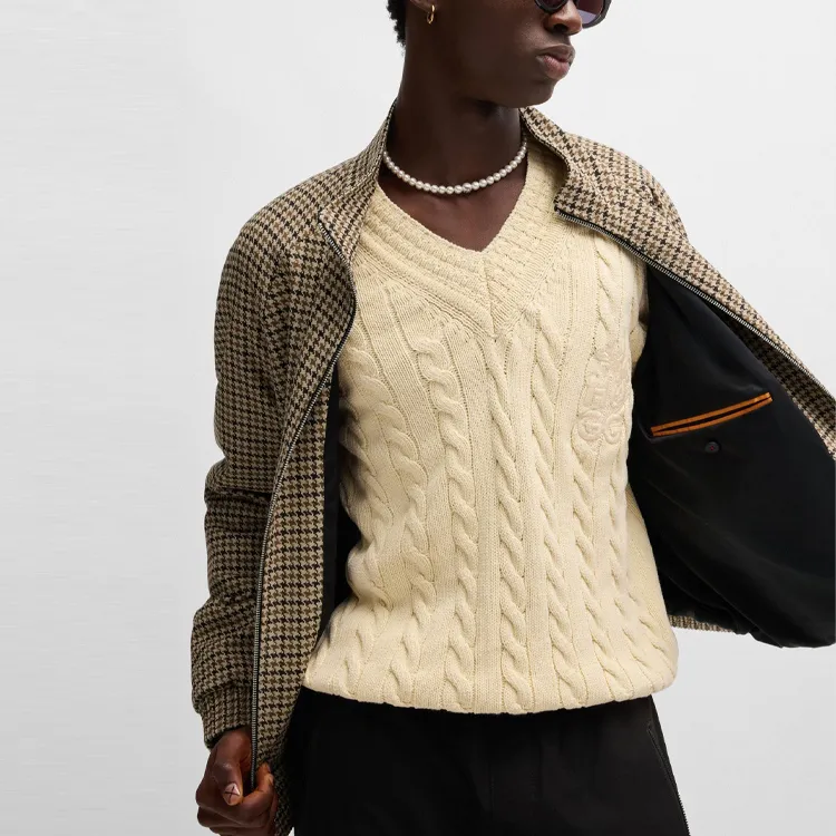 HUGO BOSS Houndstooth pattern Jacket-2