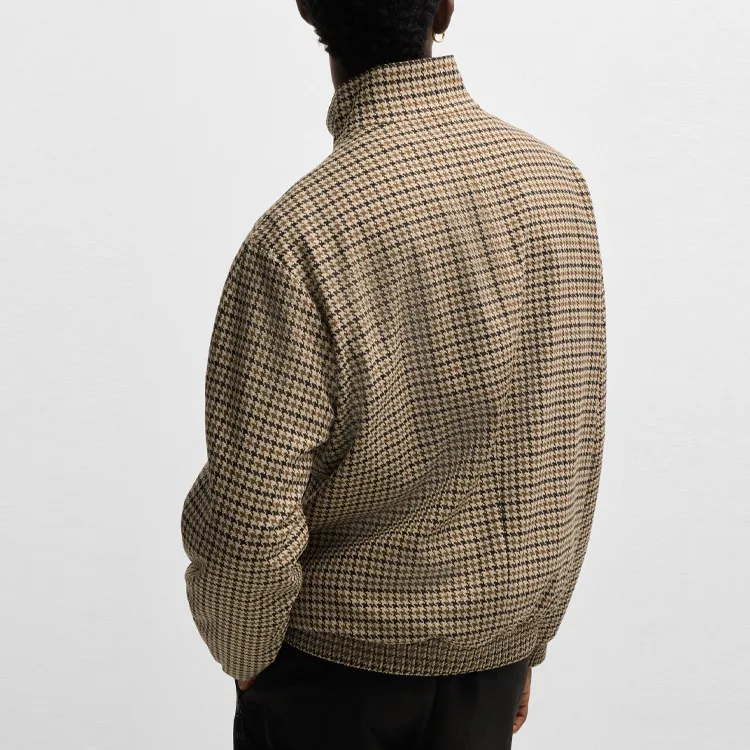 HUGO BOSS Houndstooth pattern Jacket-4