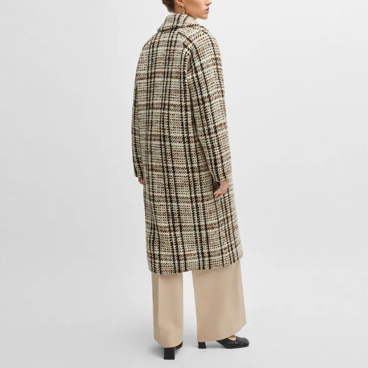 HUGO BOSS Check pattern Coat-2