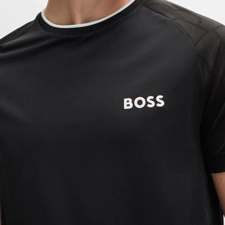 Boss X Matteo Berrettini Logo print T shirt-4