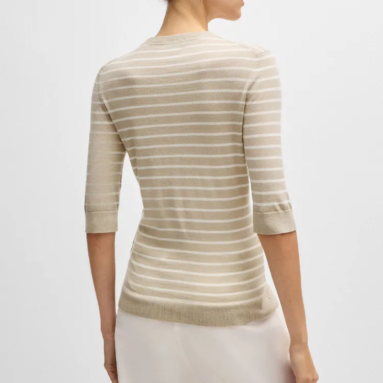 HUGO BOSS Sweater Women's Beige-2