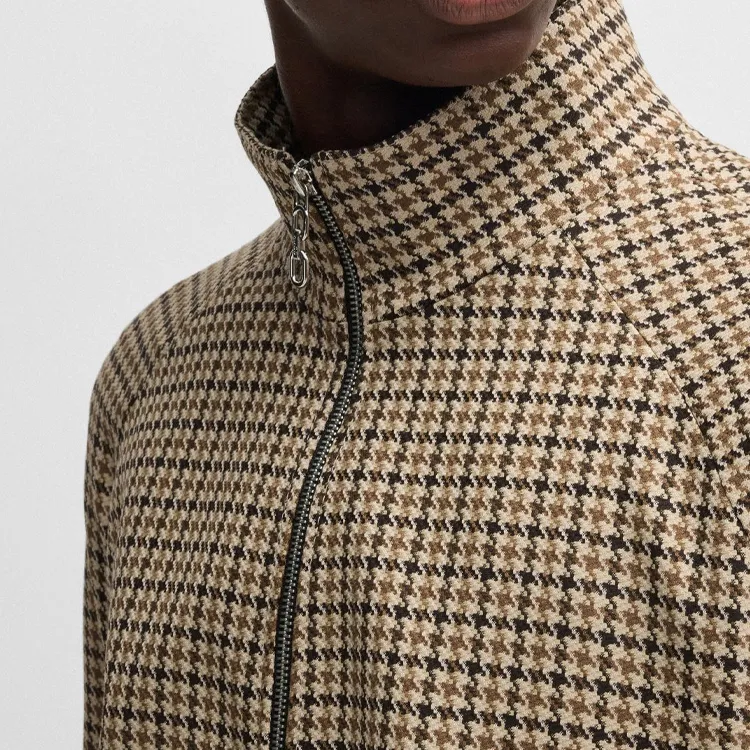 HUGO BOSS Houndstooth pattern Jacket-5