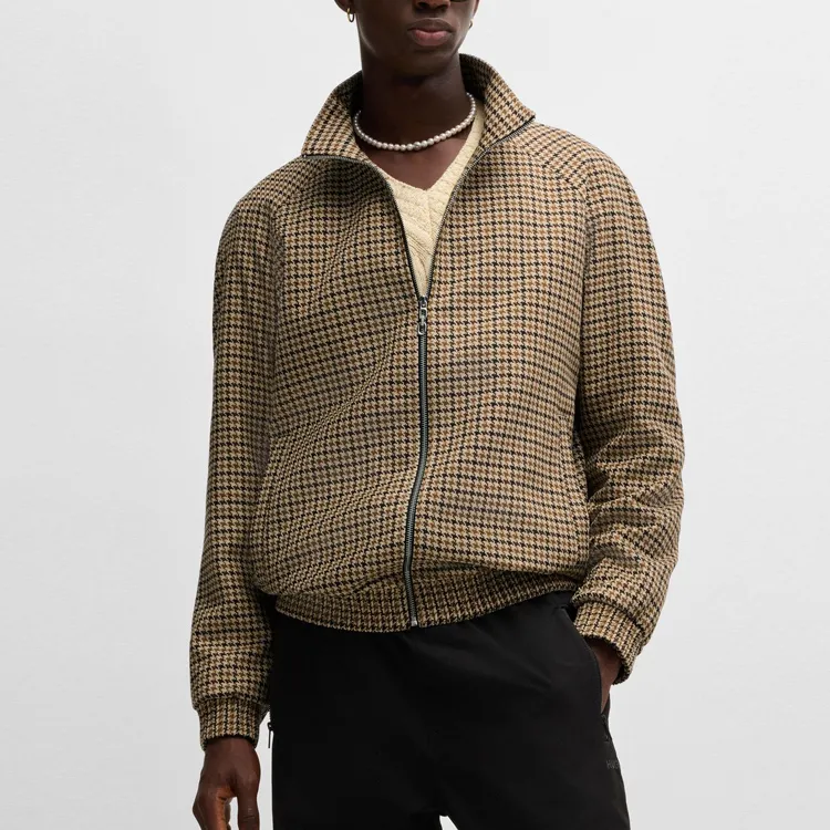 HUGO BOSS Houndstooth pattern Jacket-1