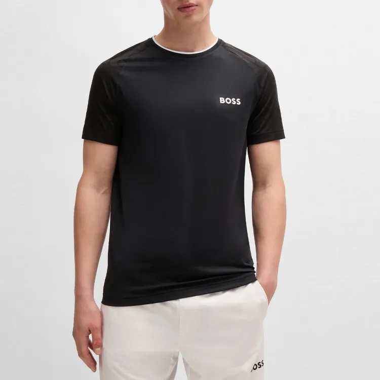 Boss X Matteo Berrettini Logo print T shirt-1