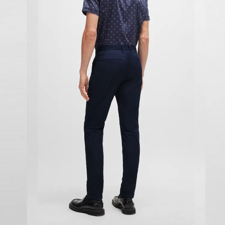 HUGO BOSS FW24 Casual Pants Men's Dark Blue-3