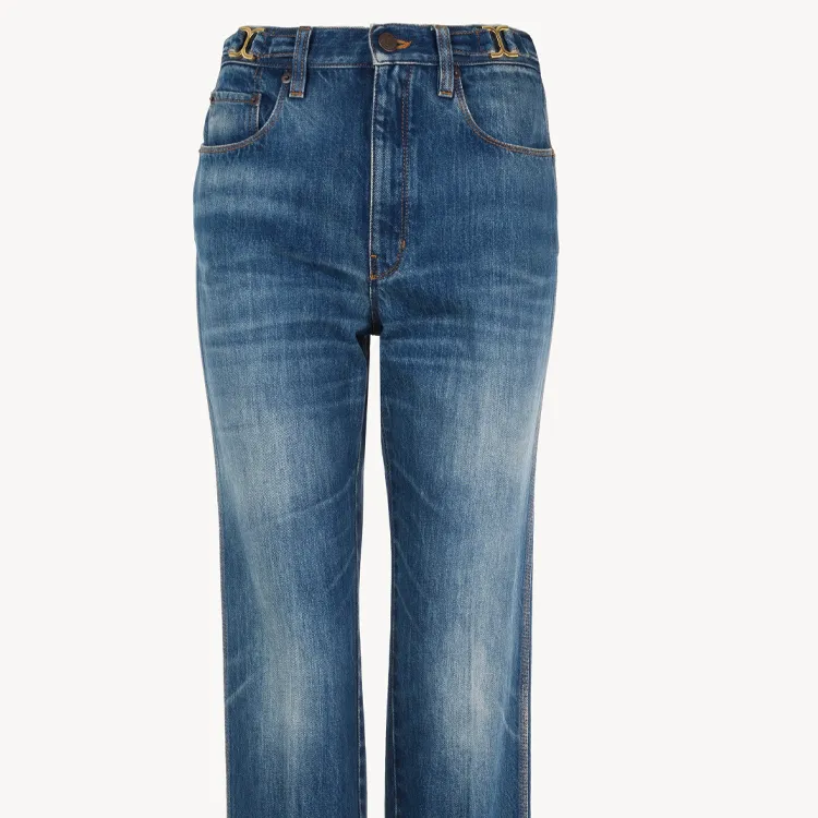 Chloé Straight leg Cropped Jeans-4