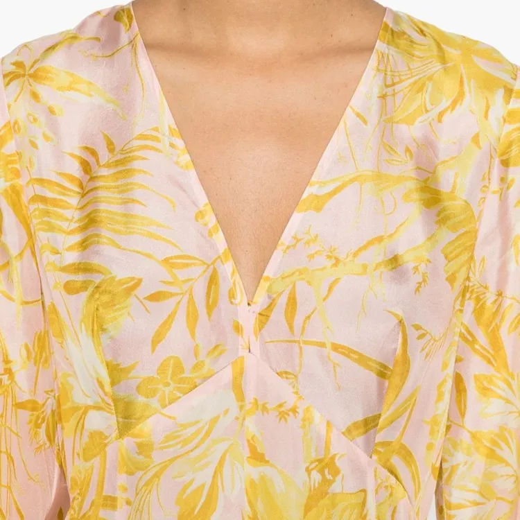 Zimmermann Golden Floral print Maxi Dress-4
