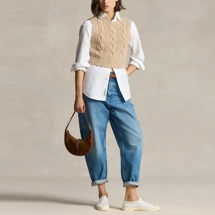 Polo Ralph Lauren FW24 Knitwear Women's Oat-1
