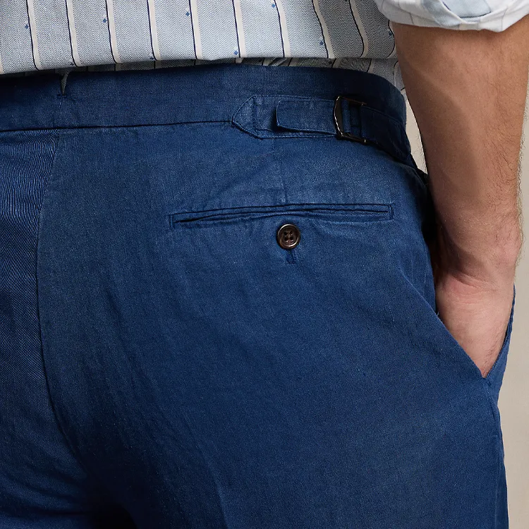 Polo Ralph Lauren Chester Hemp Tapered Trousers-4