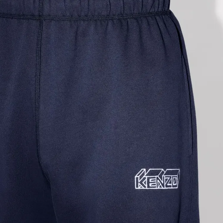 KENZO Logo Embroidered Straight Leg Sweatpants-5