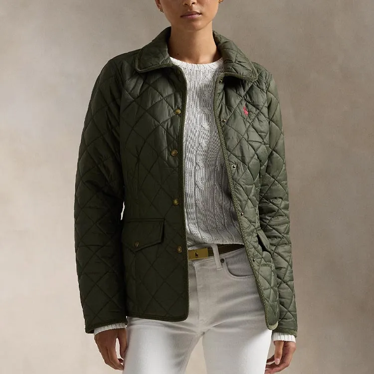 Polo Ralph Lauren FW24 Puffer Jacket Women's Green-1