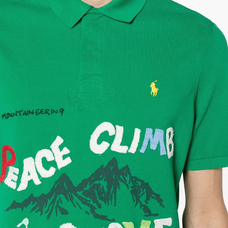 Polo Ralph Lauren Peace Climb Love Polo Shirt-2