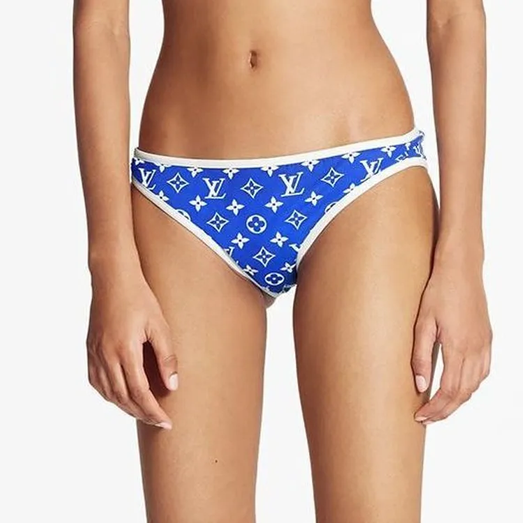LOUIS VUITTON Swimming Shorts Women's Blue-1