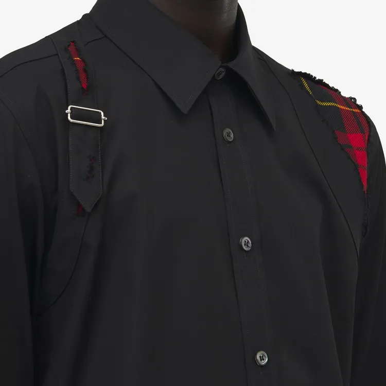 Alexander McQueen Tartan Harness Shirt-5
