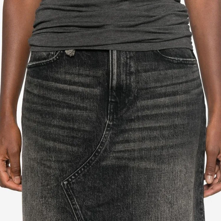 R13 Jesse Frayed Skirt-4